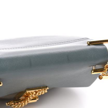 Chloe Suede Smooth Calfskin Mini Drew Shoulder Bag Cloudy Blue 12 of 12