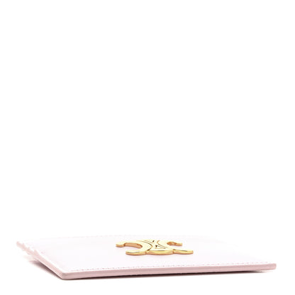 Celine Shiny Calfskin Triomphe Card Holder Petal 4 of 8