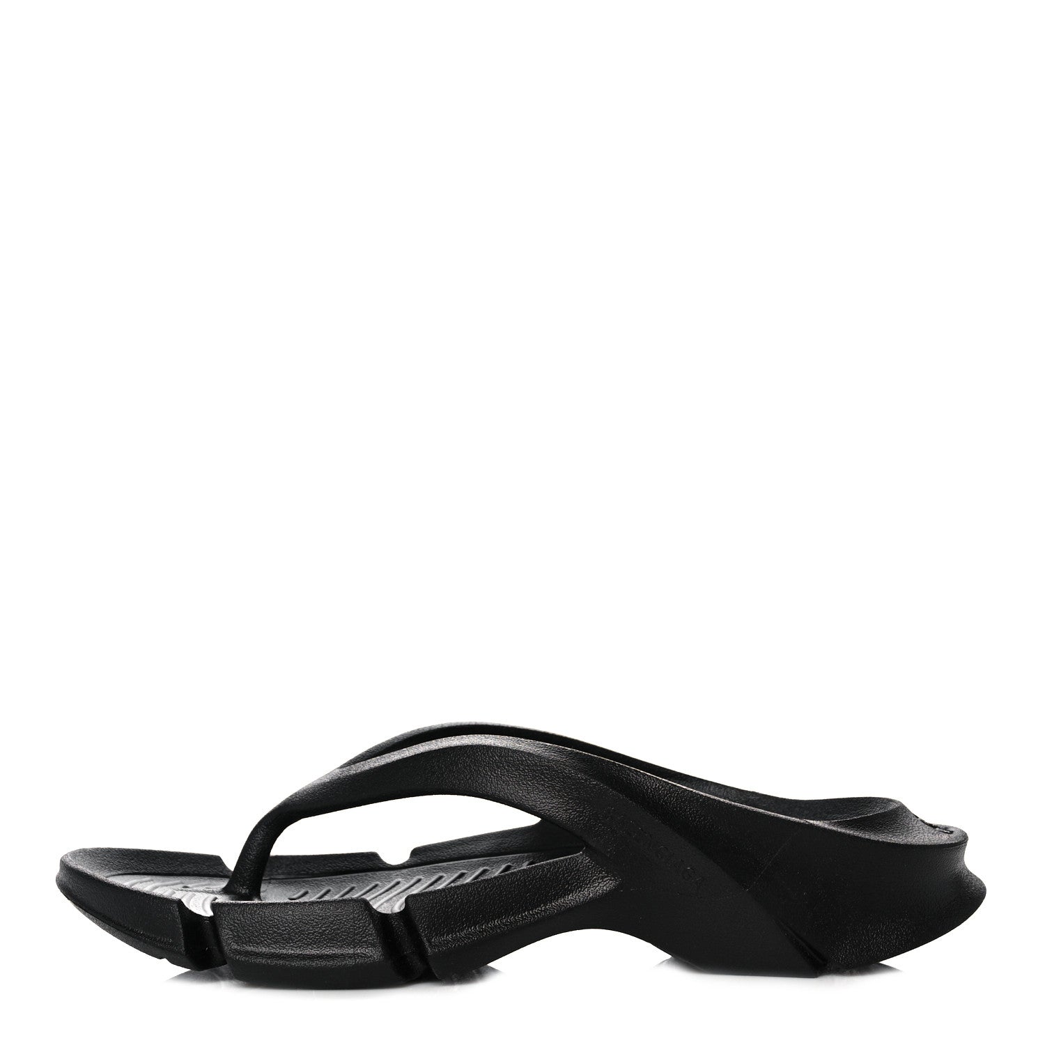 Balenciaga Rubber Womens Mold Thong Sandals 37 Black 1 of 7
