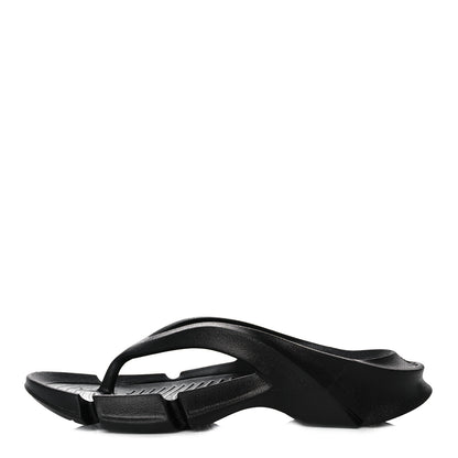 Balenciaga Rubber Womens Mold Thong Sandals 37 Black 1 of 7