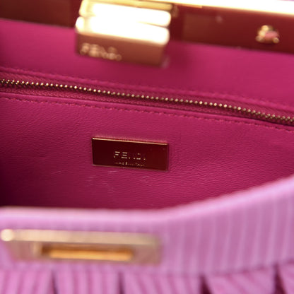 Fendi Camoscio Line Embossed Small Peekaboo Click Bag Lollypop 9 of 11