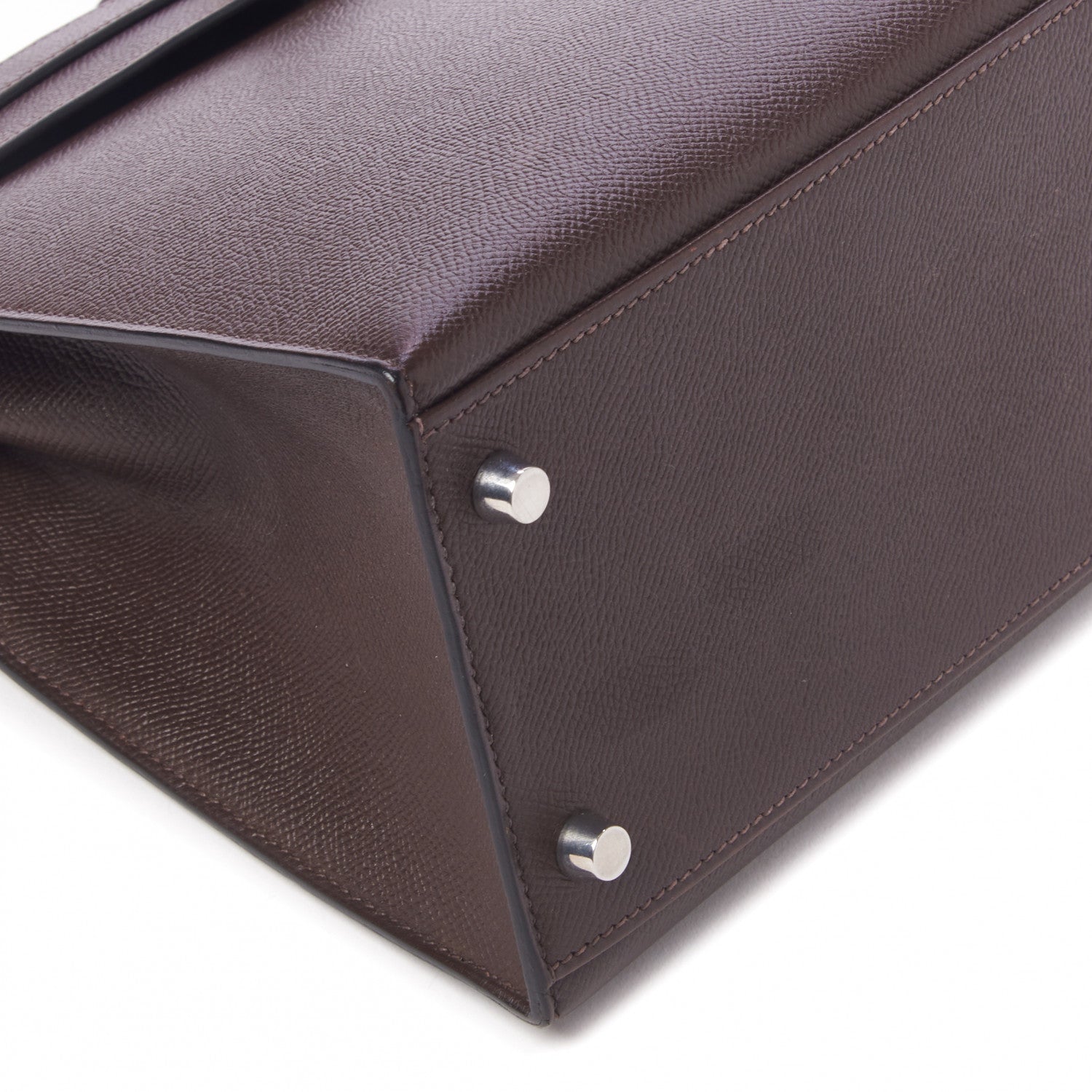 Hermes Epsom Kelly Sellier 32 Chocolate 6 of 33