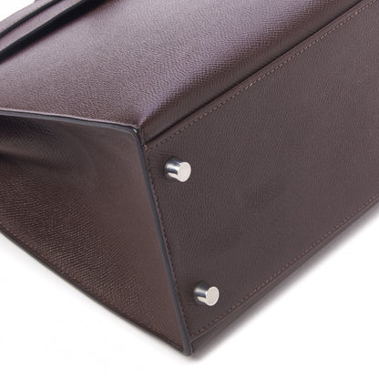 Hermes Epsom Kelly Sellier 32 Chocolate 6 of 33