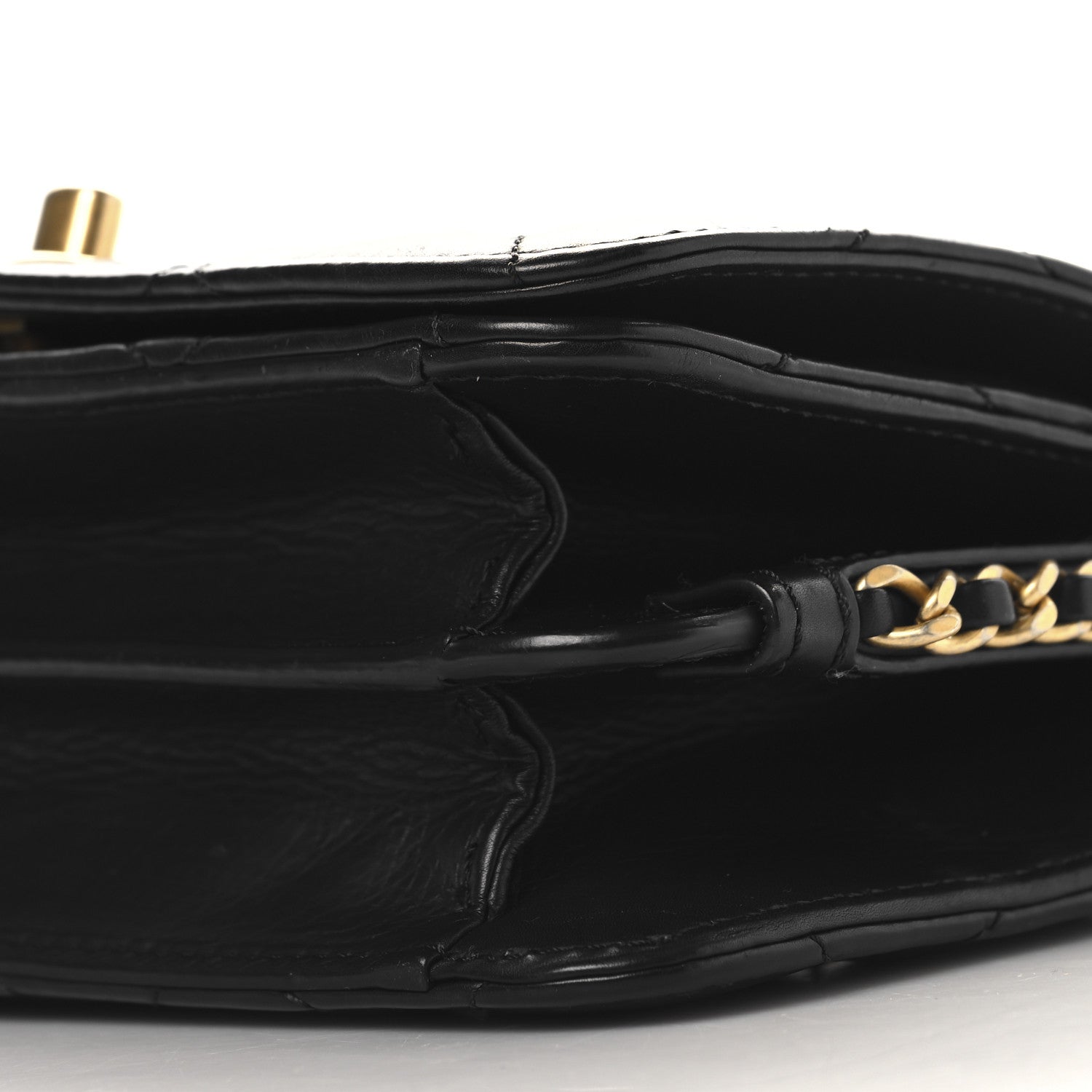Chanel Lambskin Quilted CC Chain Flap Black 11 of 11