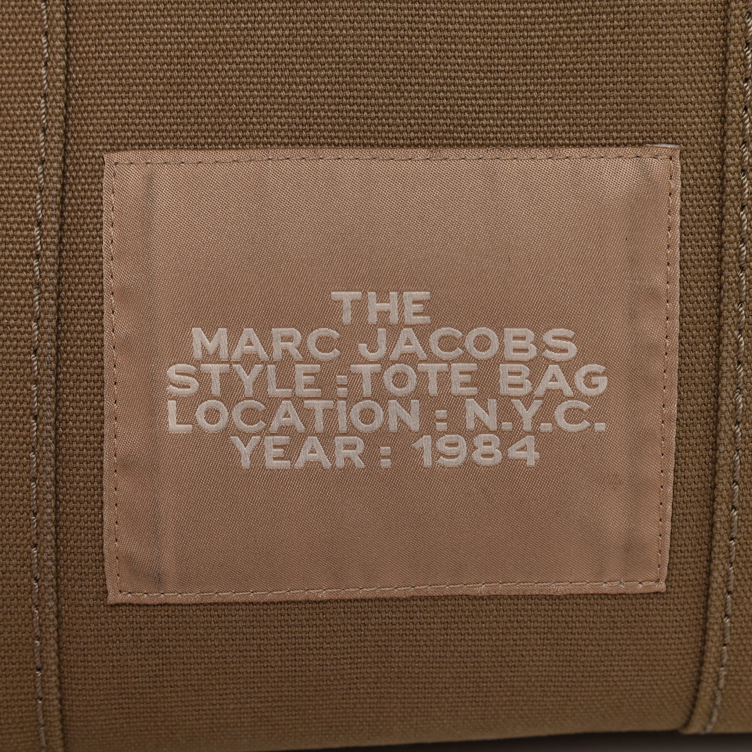Marc Jacobs Cotton Canvas Medium The Traveler Tote Bag Slate Green 5 of 8