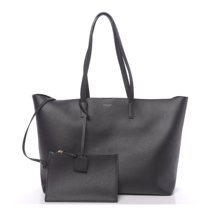 Saint Laurent Calfskin Large Shopping Tote Black 1 of 14