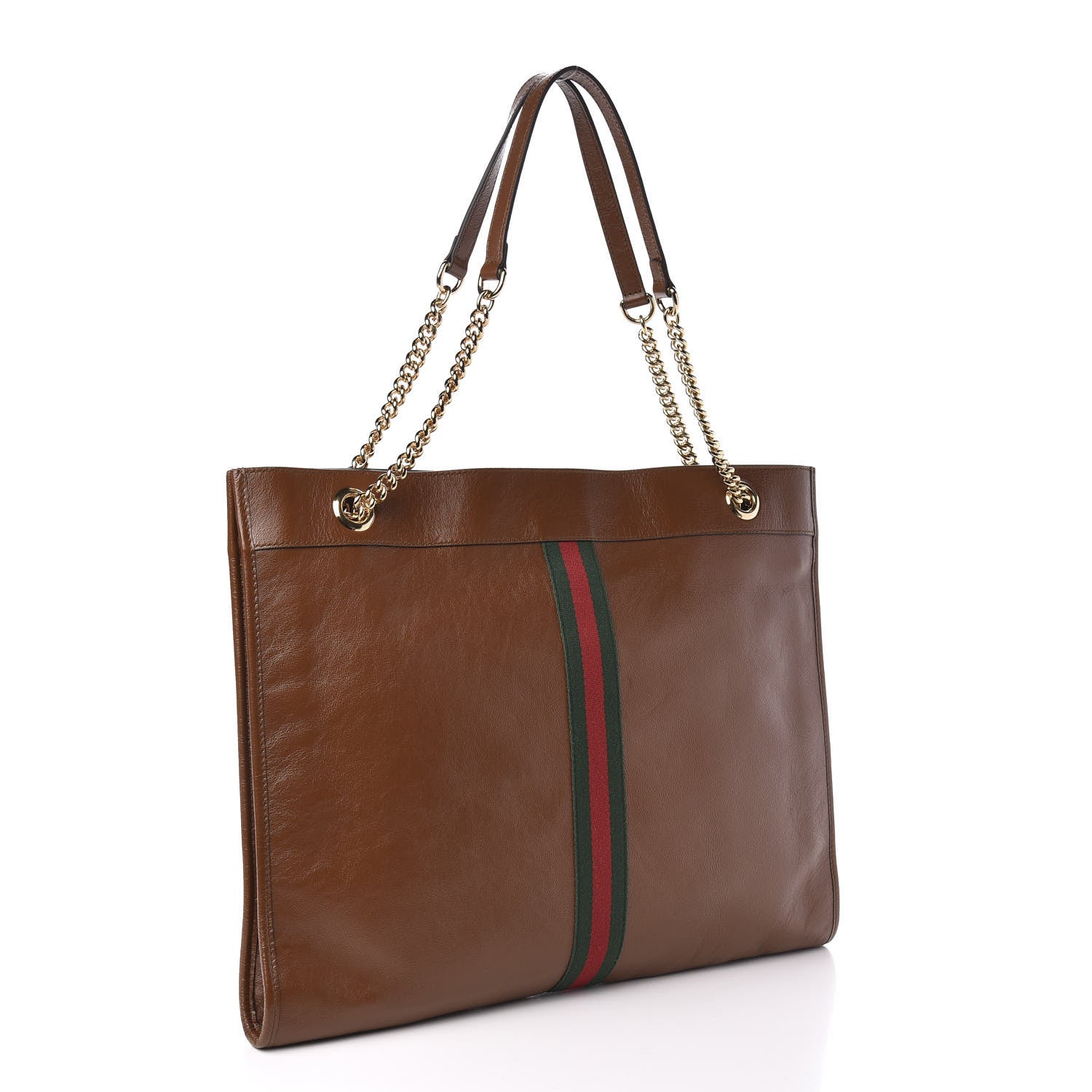 Gucci Calfskin Large Rajah Chain Tote Cuir 4 of 11