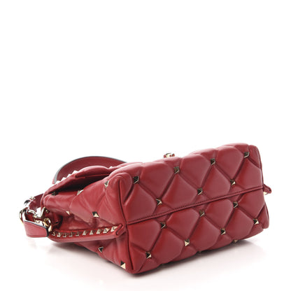 Valentino Garavani Nappa Medium Candystud Top Handle Bag Rosso Valentino 4 of 10