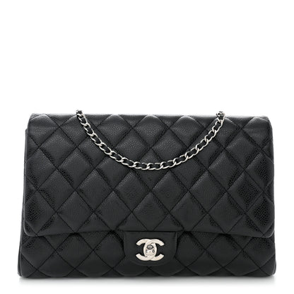 Chanel Caviar Quilted Clutch With Chain Flap Black 1 of 11
