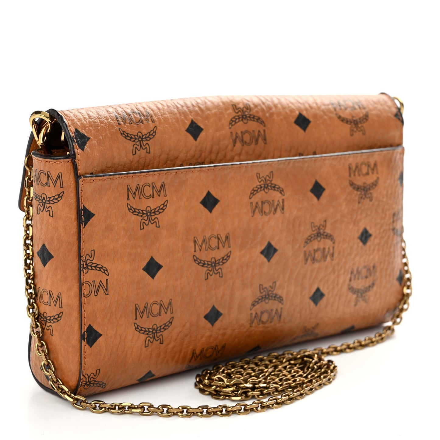 Visetos Millie Wallet On Chain Cognac