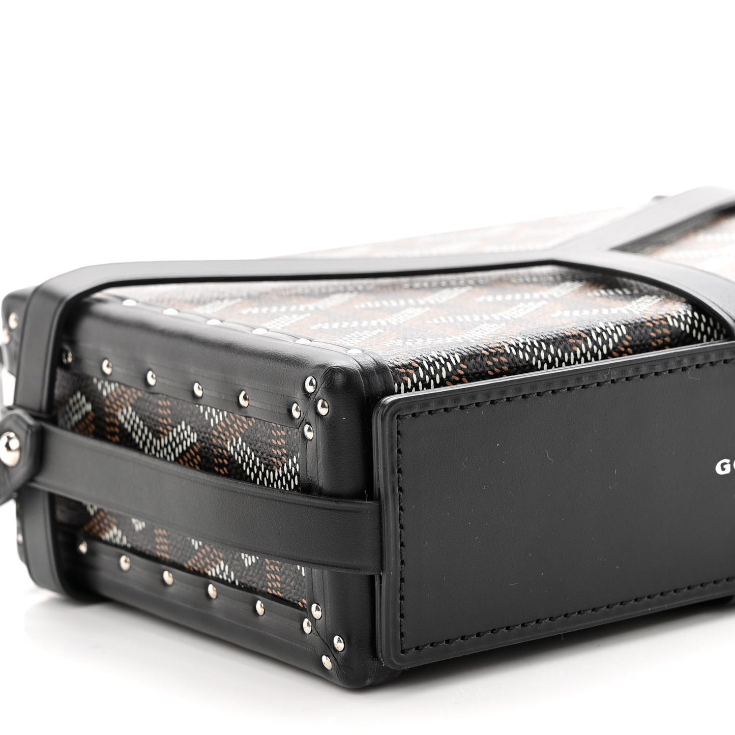 Goyardine Minaudiere Trunk Bag Black