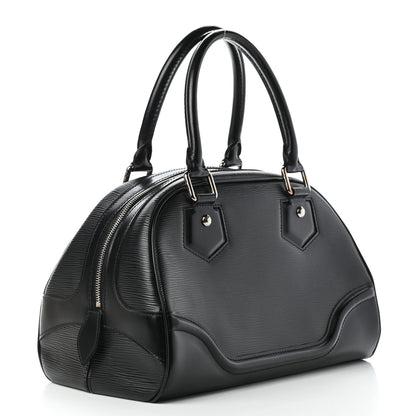 Louis Vuitton Epi Bowling Montaigne PM Black 3 of 8