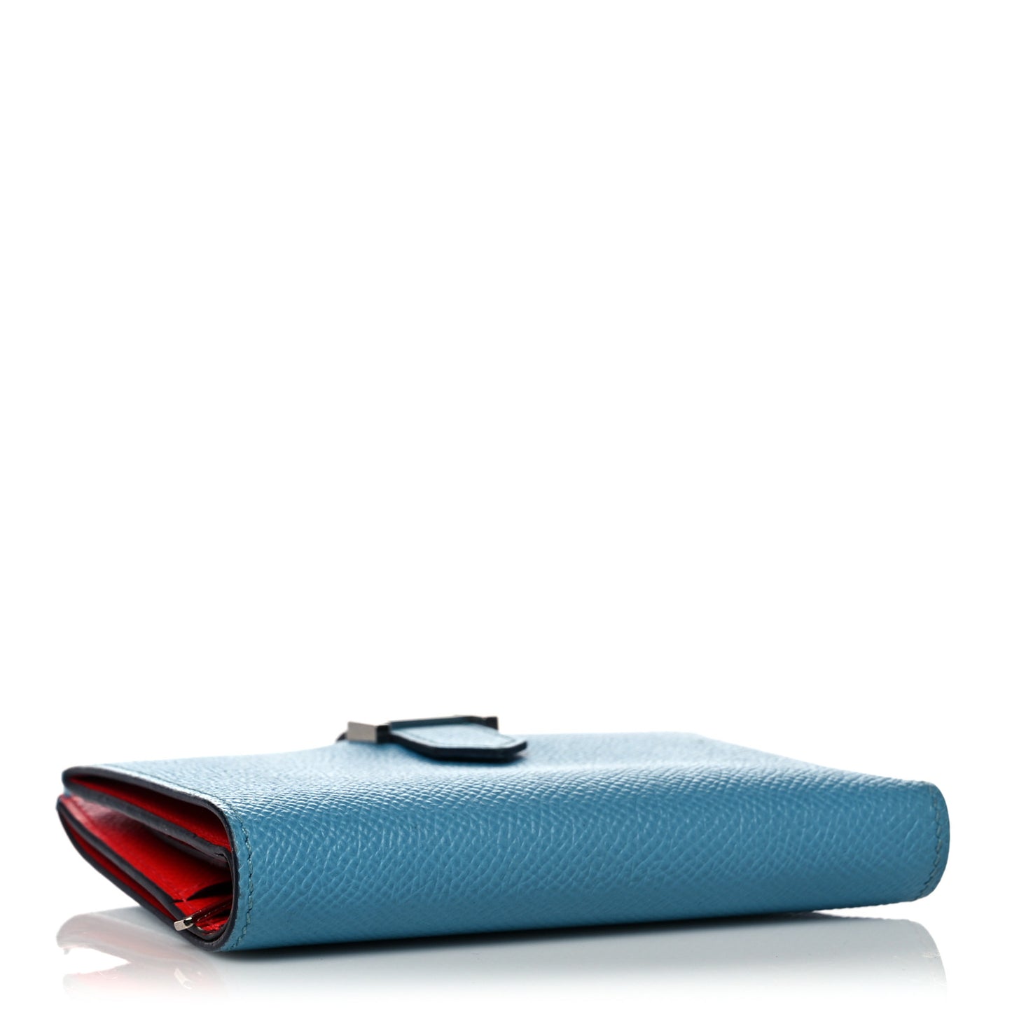 Epsom Verso Bearn Compact Wallet Bleu Du Nord Rouge De Coeur