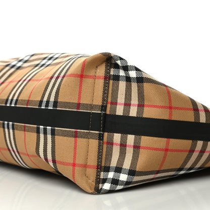 Burberry Vintage Check Transparent Large The Giant Reversible Tote Black 15 of 17