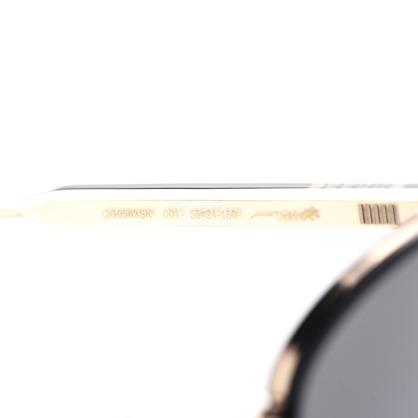 Acetate Specialized Fit Square Sunglasses GG0563SK Black