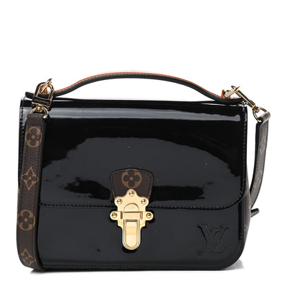 Louis Vuitton Patent Calfskin Monogram Cherrywood BB Black 1 of 9