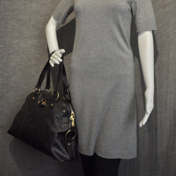 Leather Large Muse Dark Brown