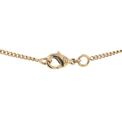 Chanel Pearl Crystal CC Drop Necklace Gold 4 of 4