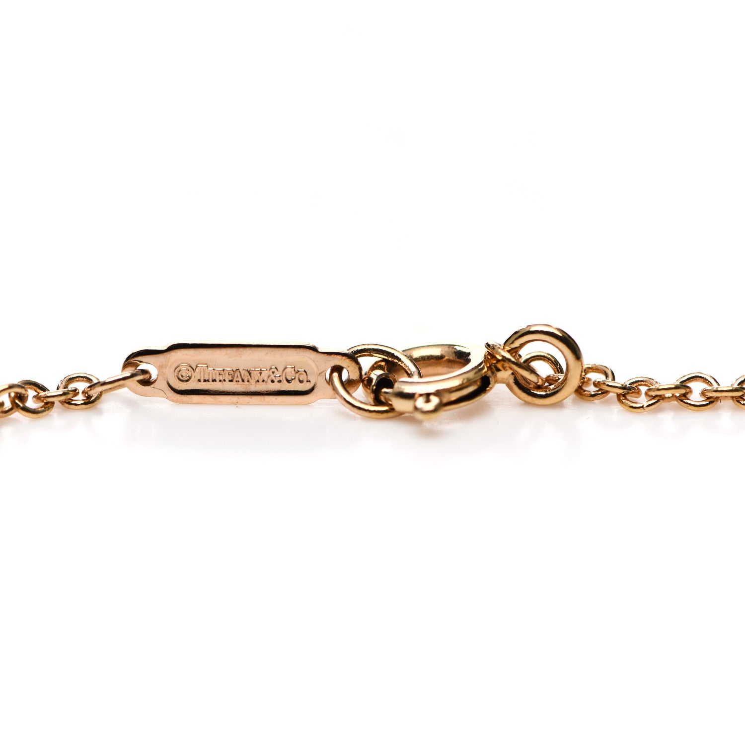 Tiffany 18K Rose Gold Diamond Atlas Bar Pierced Bracelet 3 of 5