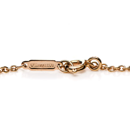 Tiffany 18K Rose Gold Diamond Atlas Bar Pierced Bracelet 3 of 5
