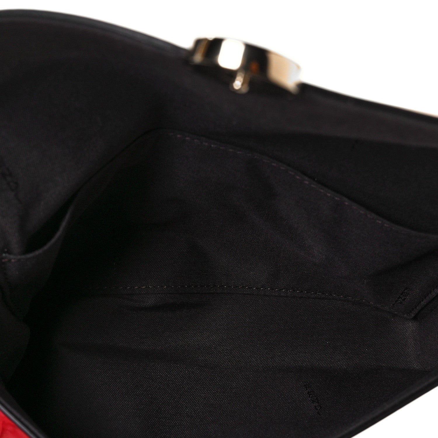 Fendi Vitello Vernice Mou F is Fendi Envelope Wallet on Chain with Pouches Rosso Cardinale 7 of 7