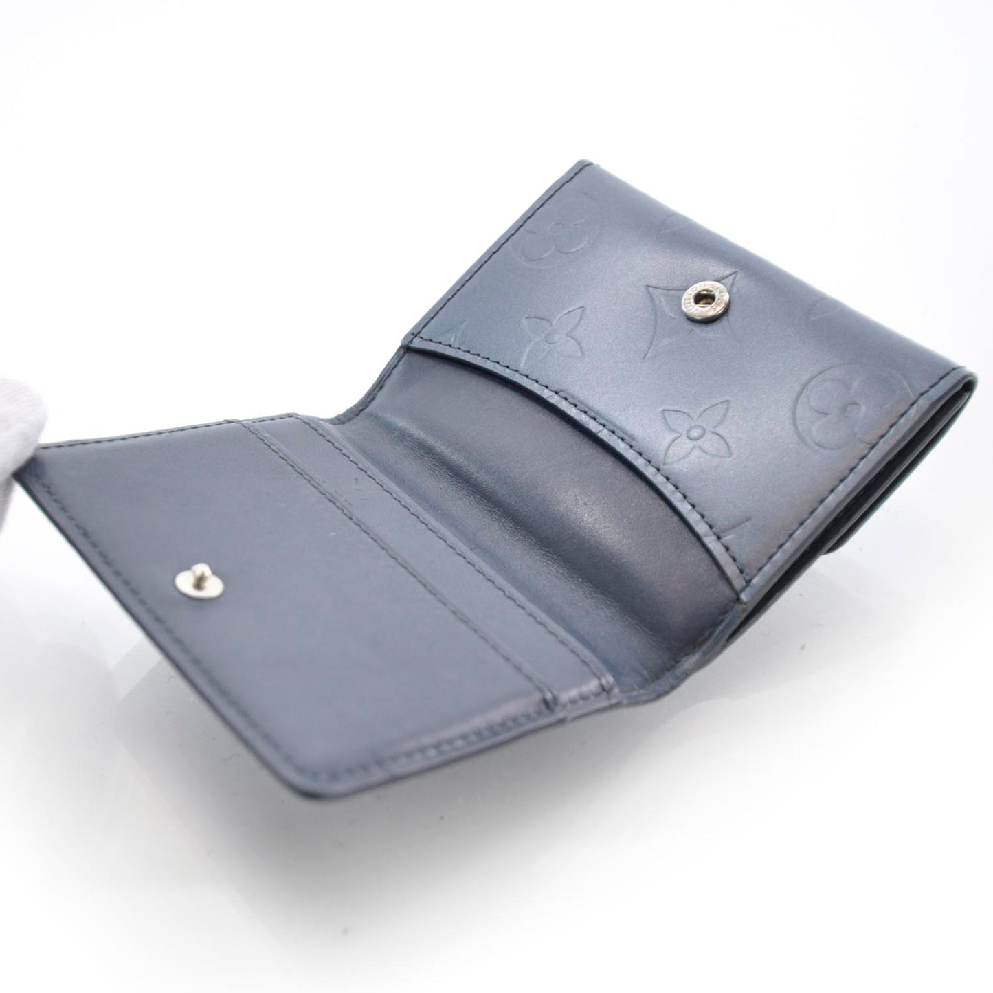 Mat Monogram Ludlow Wallet Blue