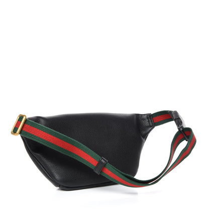 Gucci Grained Calfskin Small Logo Belt Bag Black 3 of 10