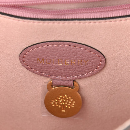 Mulberry Calfskin Goat Medium Lily Flap Dark Blush 6 of 9