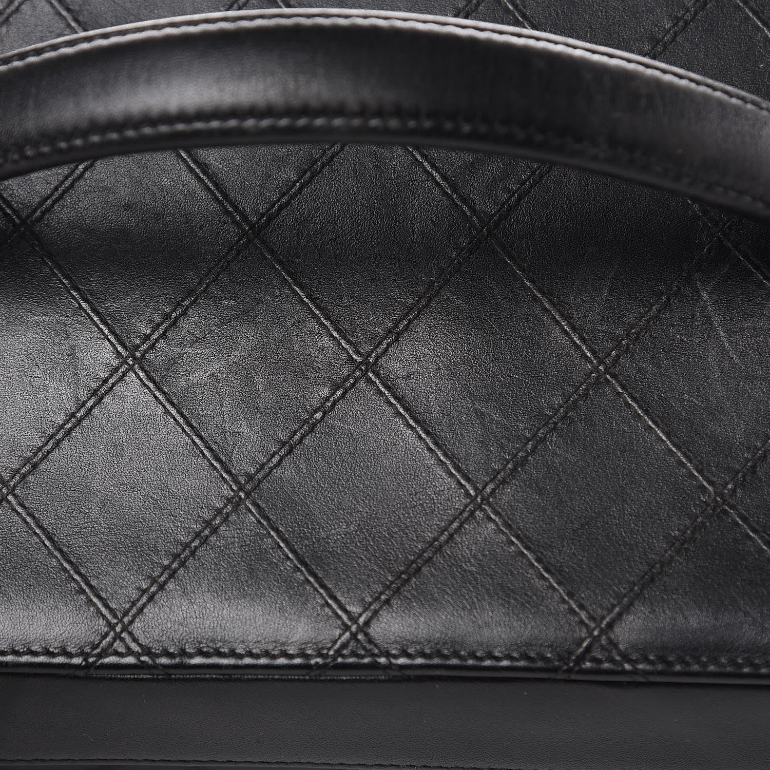 Chanel Calfskin Stitch Vanity Case Black 12 of 22