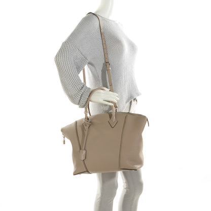 Louis Vuitton Veau Cachemire Soft Lockit MM Galet 2 of 8