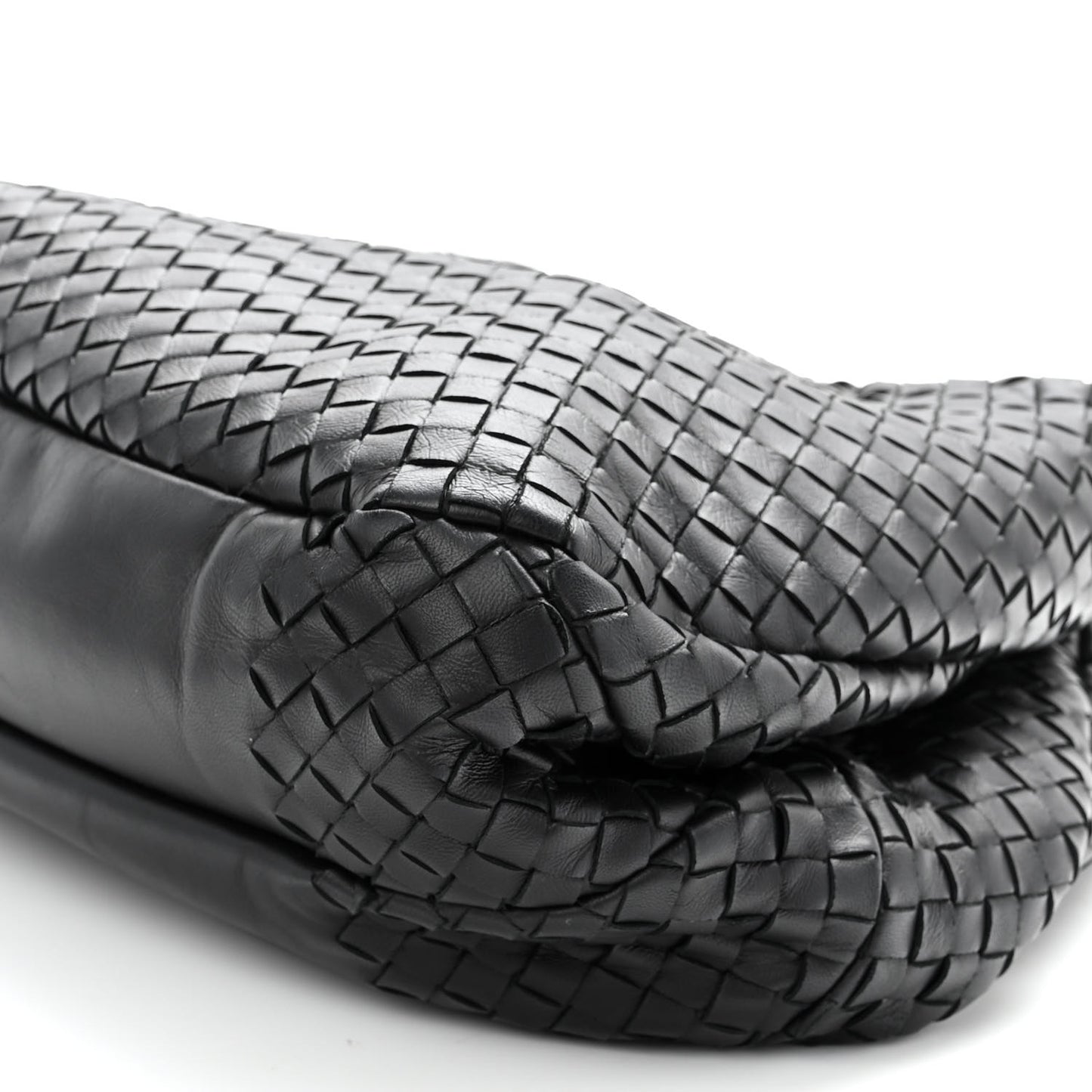 Nappa Intrecciato Medium Campana Black