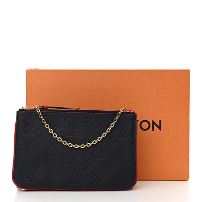 Louis Vuitton Empreinte Double Zip Pochette Marine Rouge 12 of 12