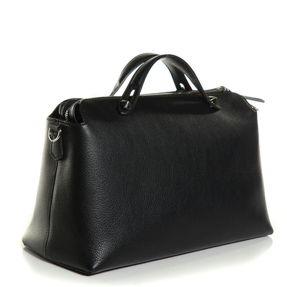 Fendi Vitello Dolce Large By The Way Boston Bag Black 3 of 9