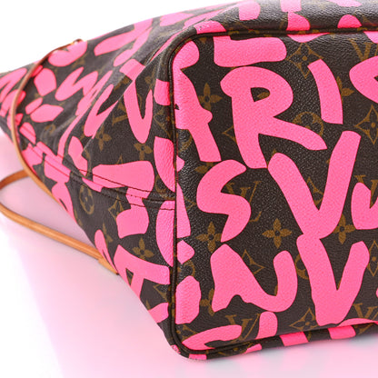 Louis Vuitton Monogram Graffiti Neverfull GM Fuchsia 7 of 9