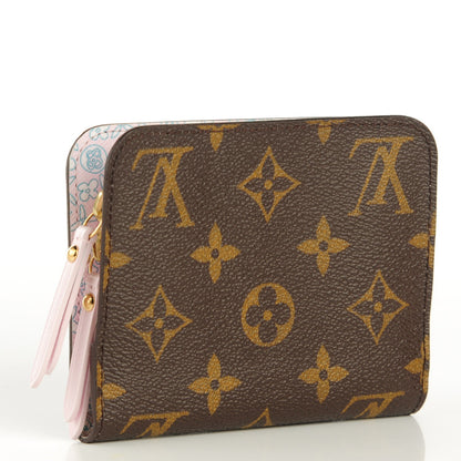 Louis Vuitton Monogram Fleuri Insolite PM Wallet Rose 3 of 7