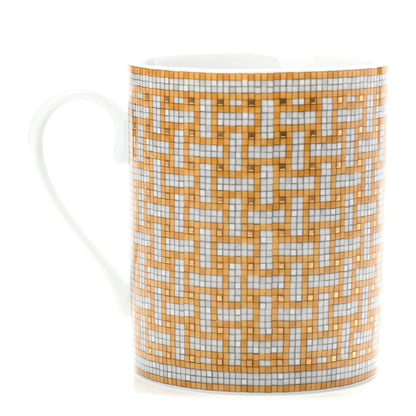 Hermes Porcelain Mosaique au 24 Mug Gold 1 of 6