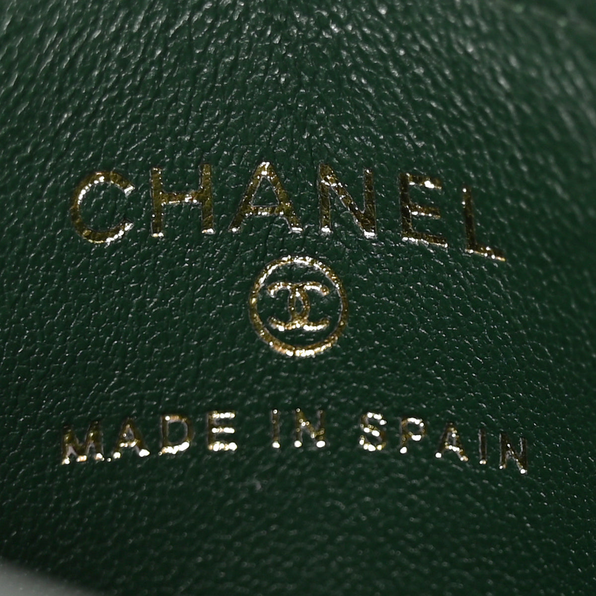 Calfskin Crocodile Embossed Crococo Card Holder Emerald