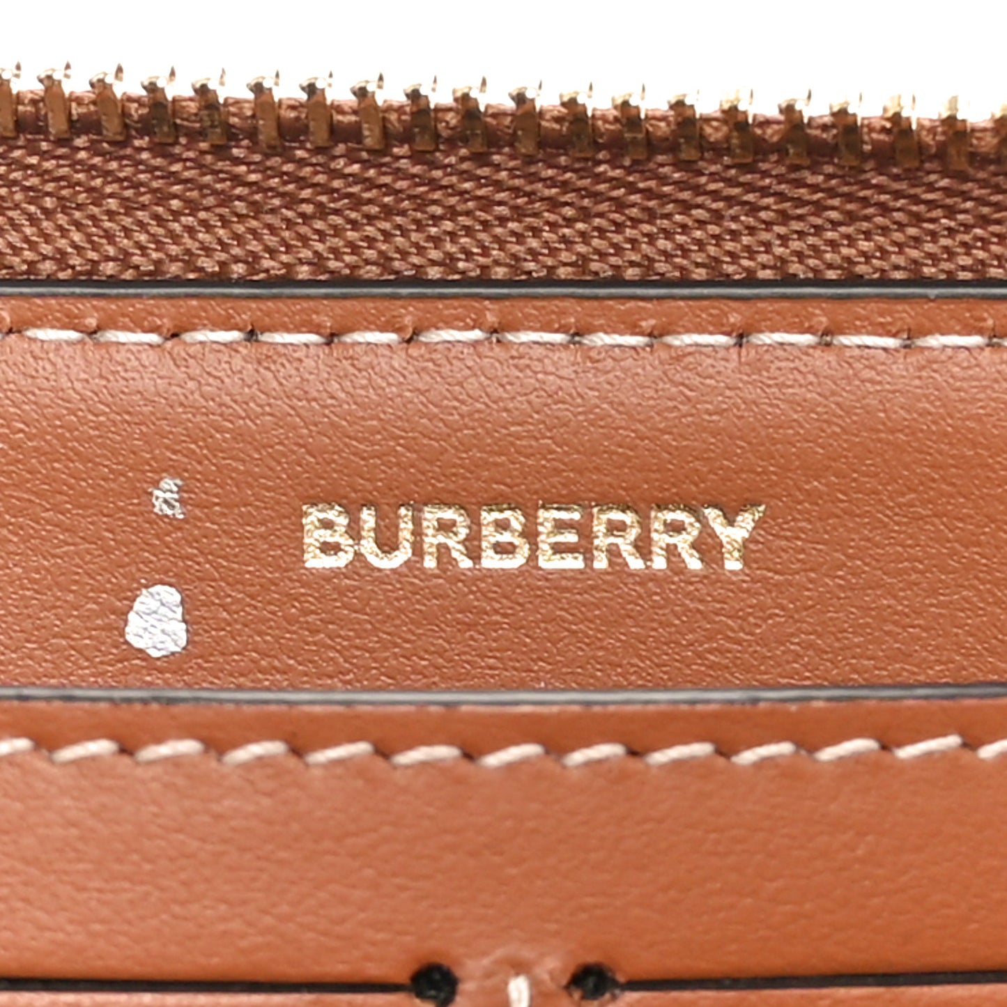 Vintage Check Elmore Zip Around Wallet Brown