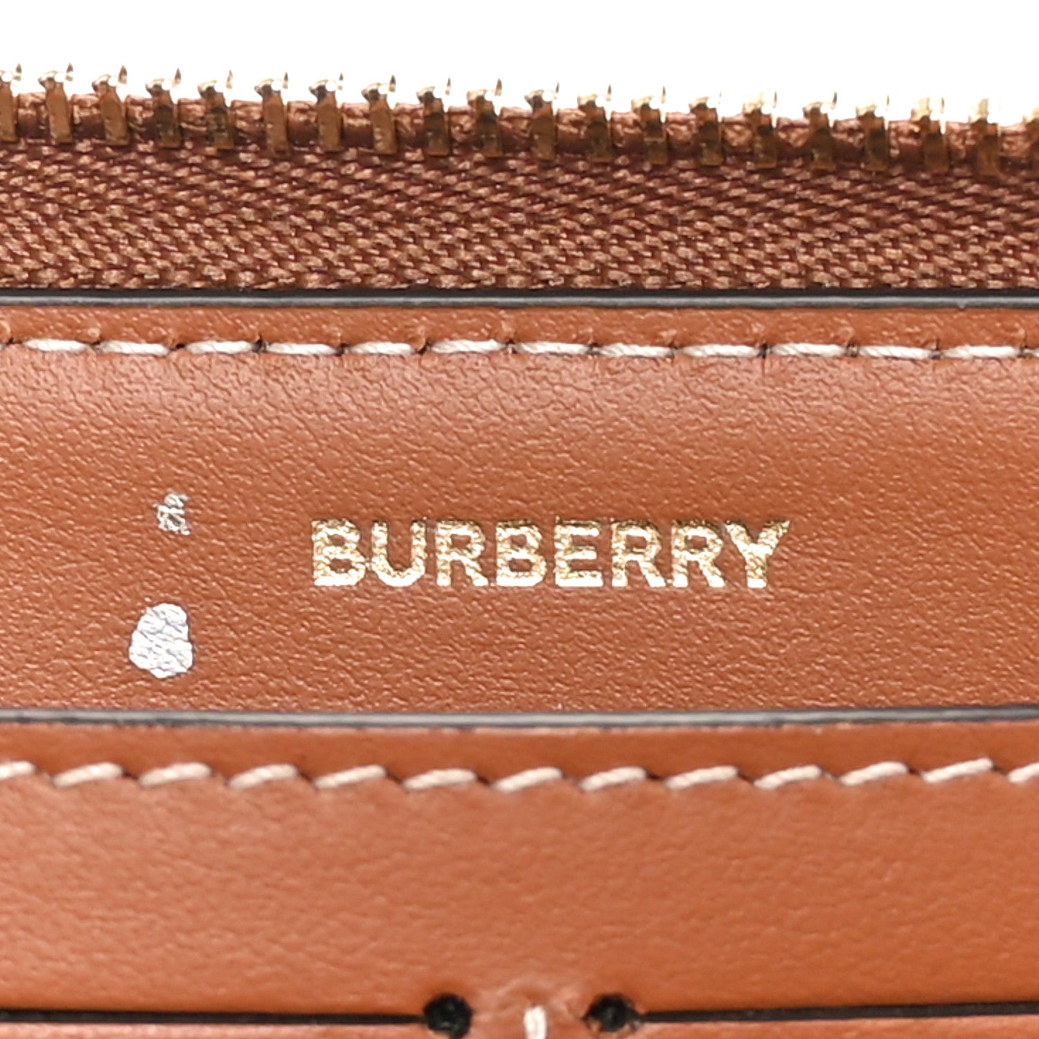 Burberry Vintage Check Elmore Zip Around Wallet Brown 6 of 10