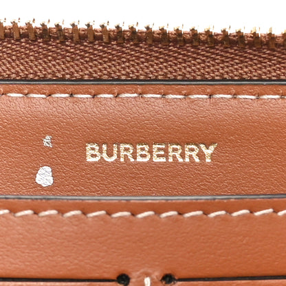 Burberry Vintage Check Elmore Zip Around Wallet Brown 6 of 10