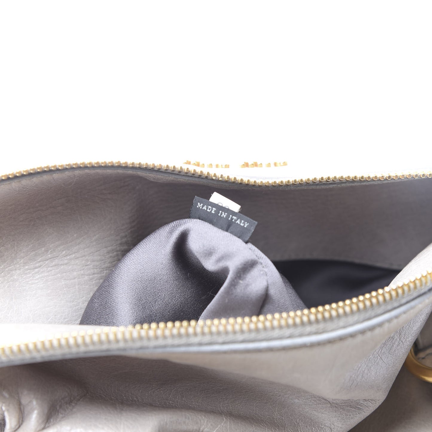 Vitello Lux Mini Bow Bag Grey