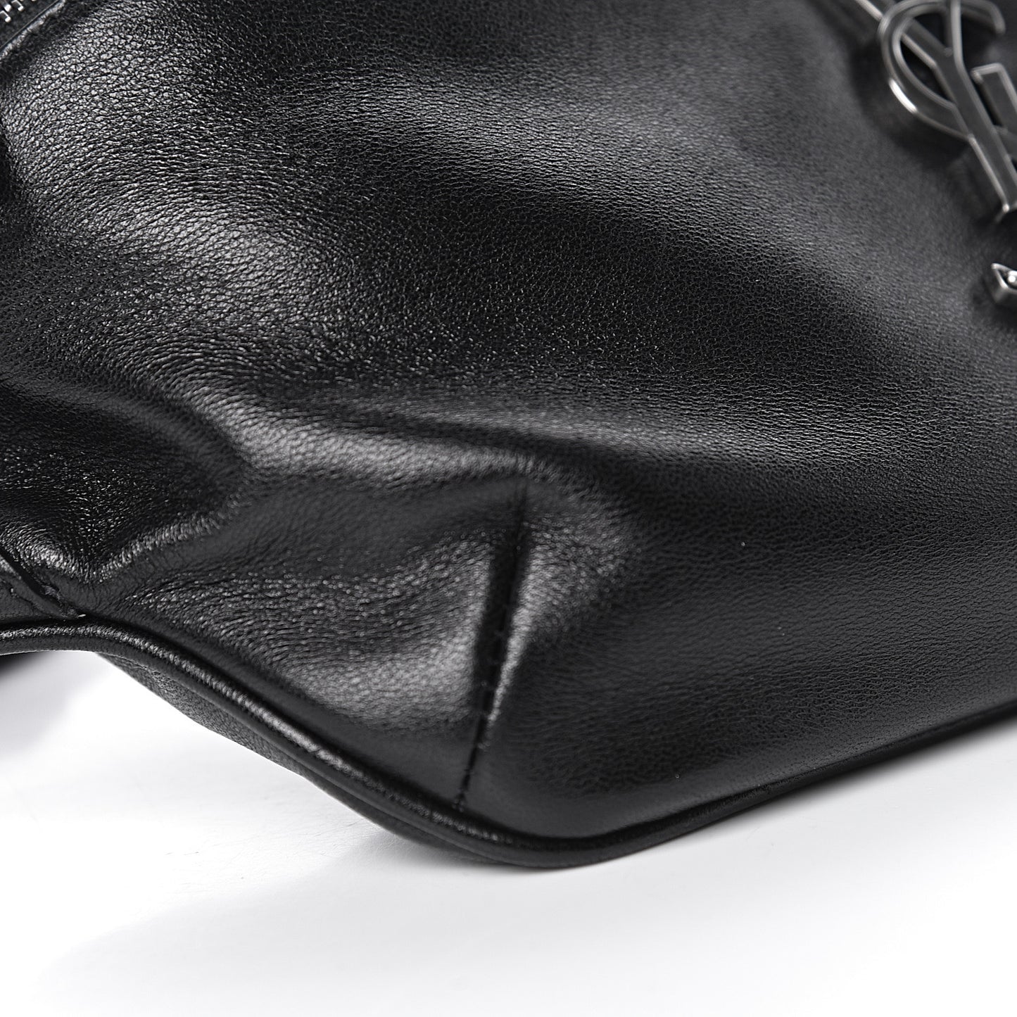 Calfskin Monogram Belt Bag Black