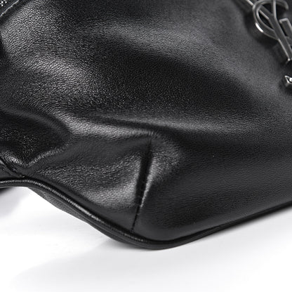 Saint Laurent Calfskin Monogram Belt Bag Black 8 of 10