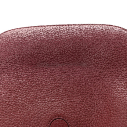 Tom Ford Calfskin Small T Clasp Tara Crossbody Bag Cabernet 10 of 10