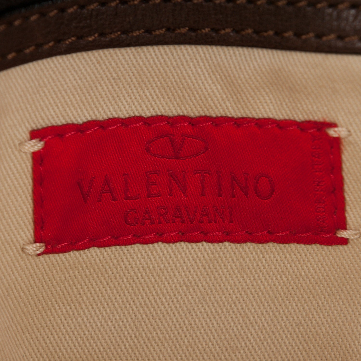 Valentino Garavani Calf Hair Leopard Print Bow Shoulder Bag Brown 7 of 7