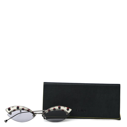 Fendi Defender Butterfly Polka Dot Sunglasses FF 0370/S Purple 7 of 7