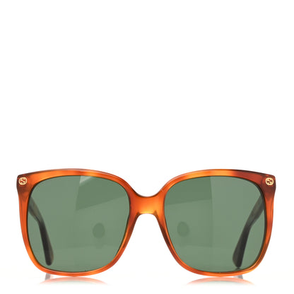 Gucci Acetate GG Sunglasses GG0022S Tortoise 2 of 7