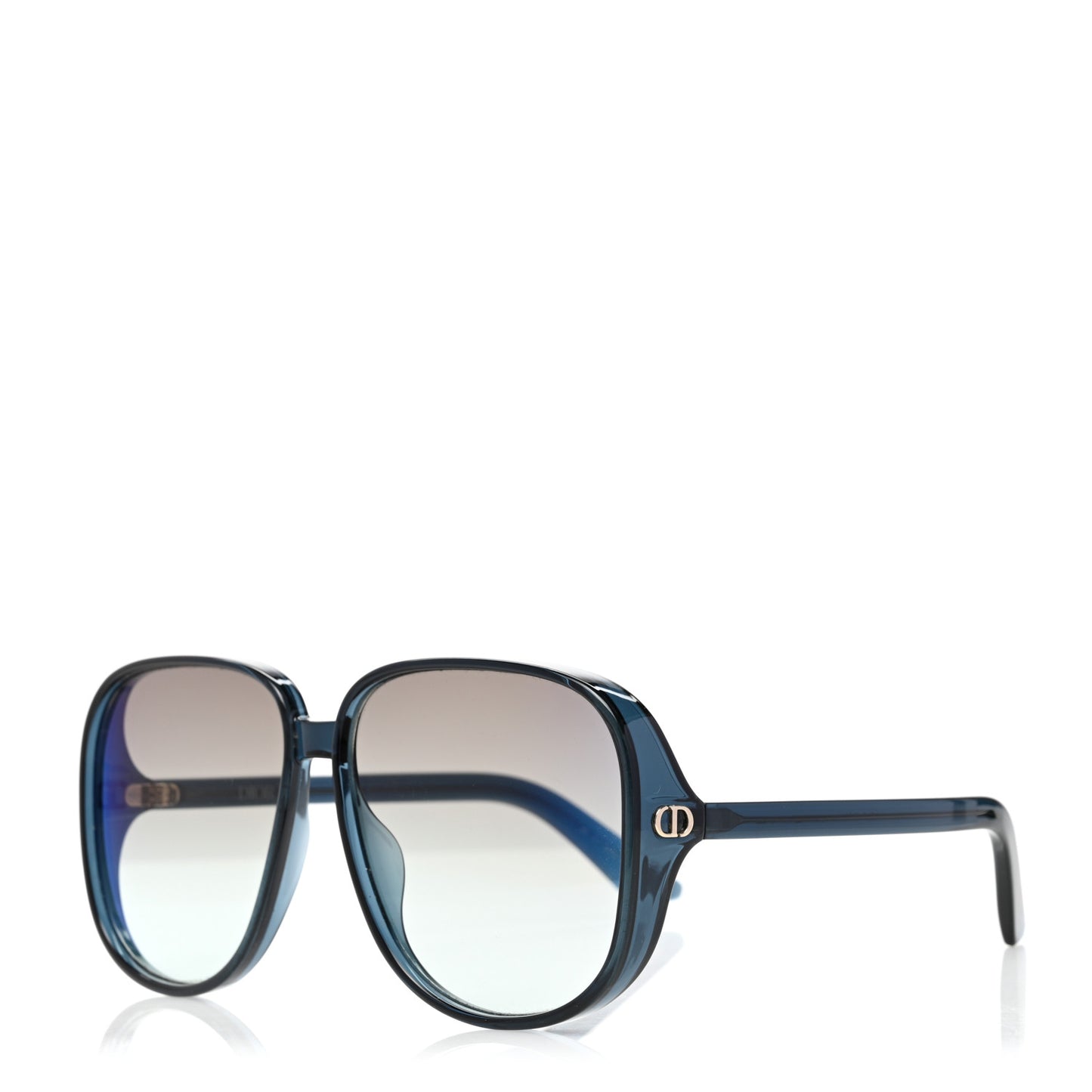 Transparent Acetate D-Doll Sunglasses Blue