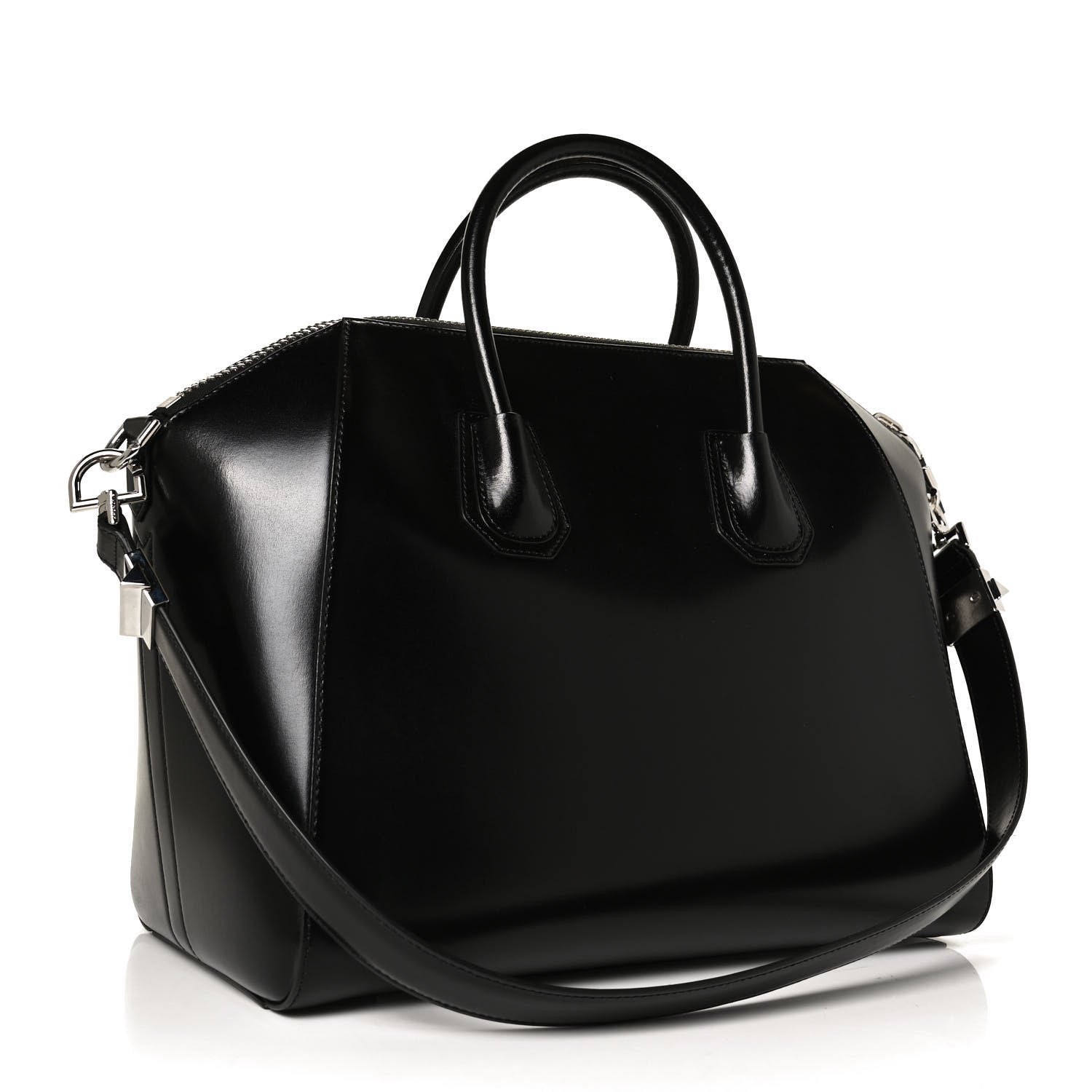 Givenchy Shiny Lord Calfskin Medium Antigona Black 3 of 10