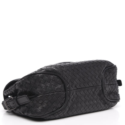 Bottega Veneta Nappa Intrecciato Rialto Shoulder Bag Black 4 of 13